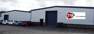 a front view of a tr lawman warehouse facility